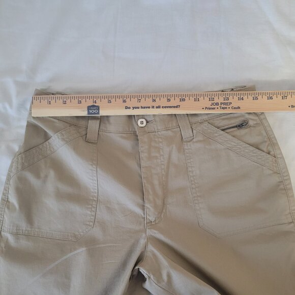 Khaki Capris Lee Platinum Label Womens Size 10 - Picture 11 of 15
